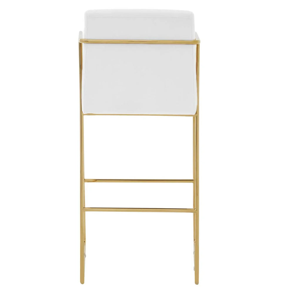 Luxe Velvet Gold Barstool