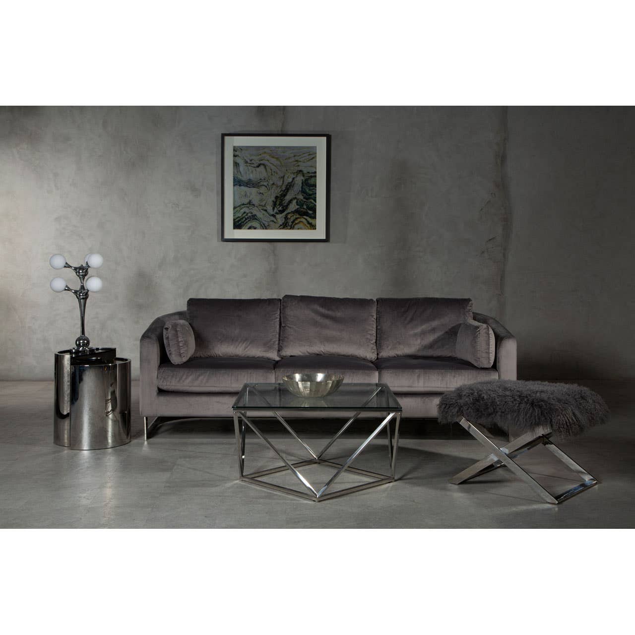 Sleek Glass End Tables