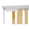 Lux Glass Steel Console
