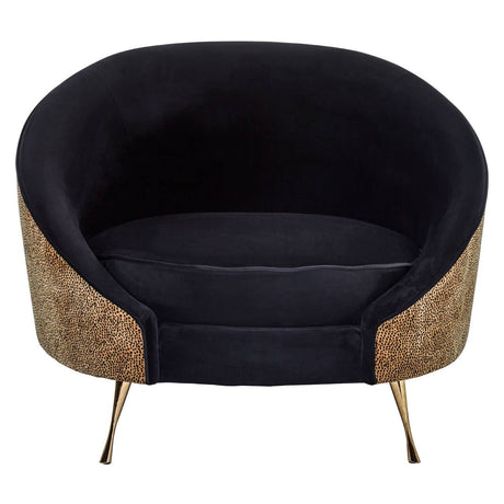 Luxe Leopard Print Armchair