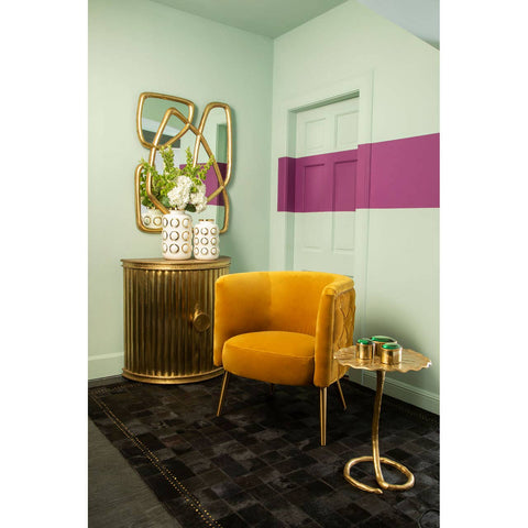 Luxe Golden Tub Chair