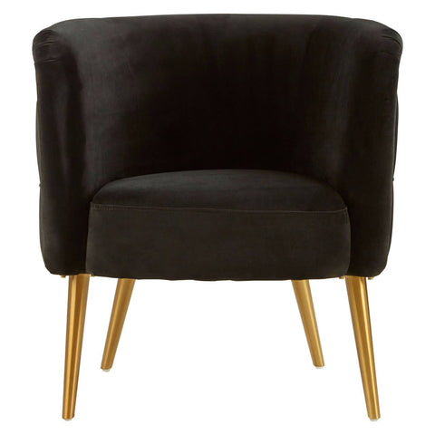 Luxe Noir Accent Chair