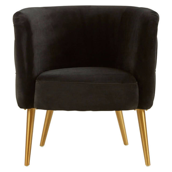 Luxe Noir Accent Chair