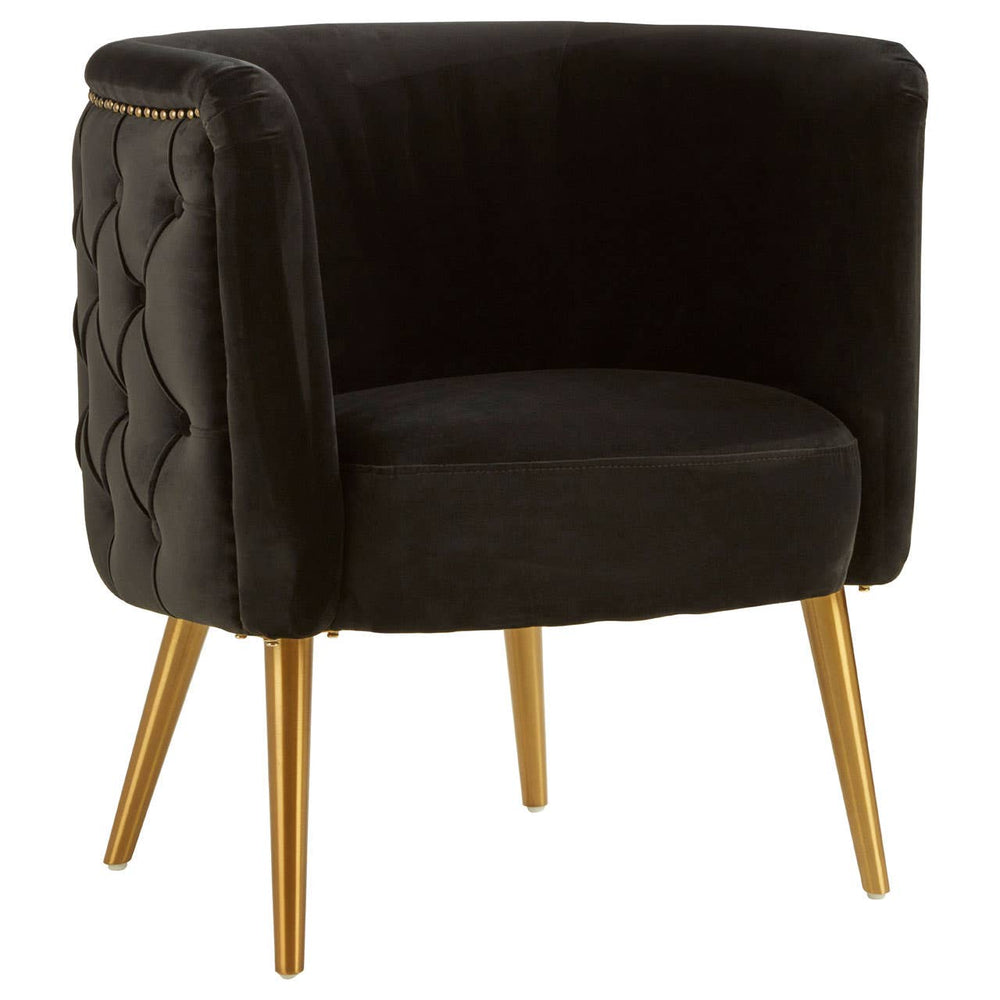 Luxe Noir Accent Chair