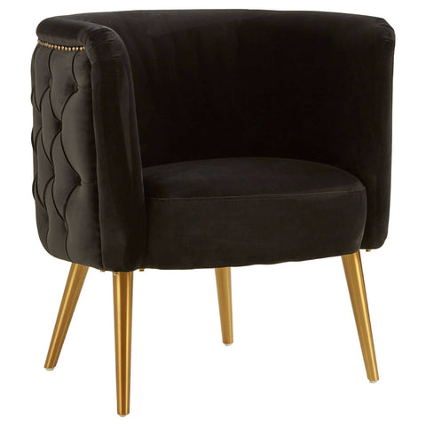 Luxe Noir Accent Chair