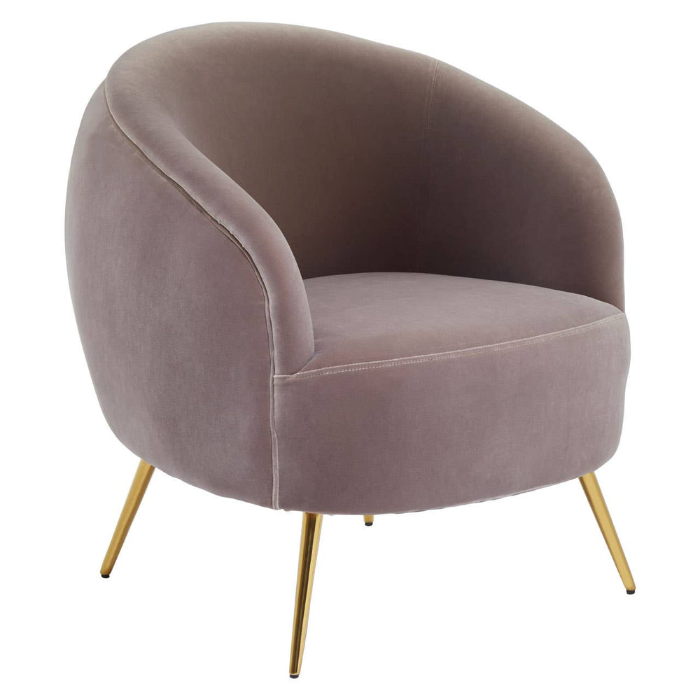 Luxe Gold Leg Armchair