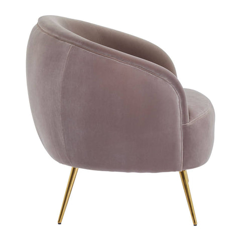 Luxe Gold Leg Armchair