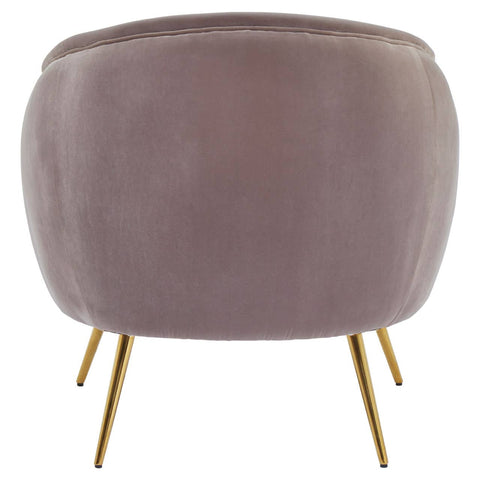 Luxe Gold Leg Armchair
