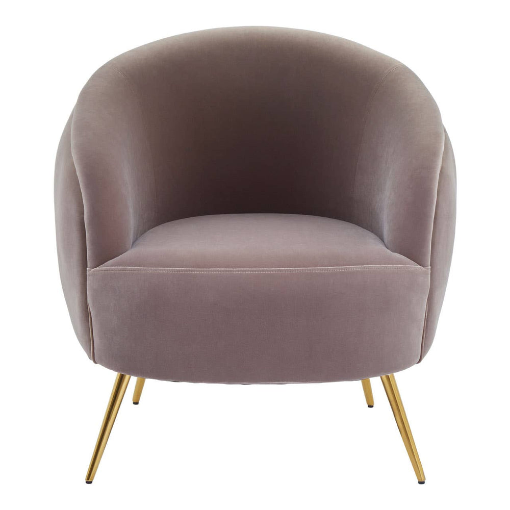 Luxe Gold Leg Armchair
