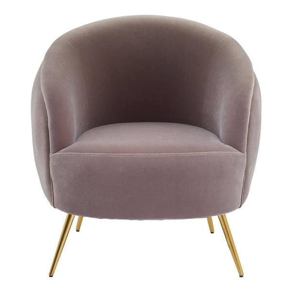 Luxe Gold Leg Armchair