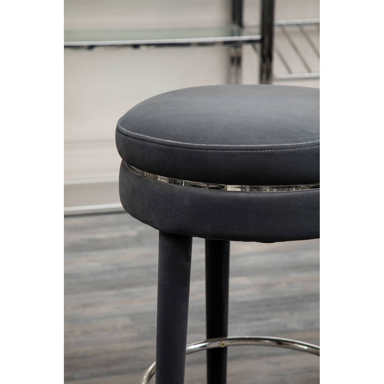 Luxe Velvet Barstool