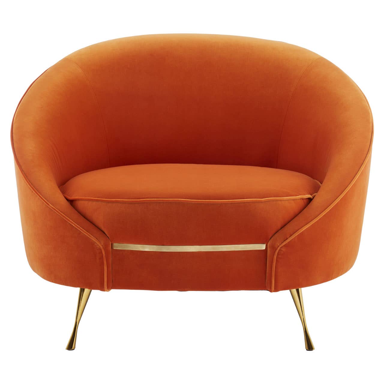 Retro Velvet Accent Chair