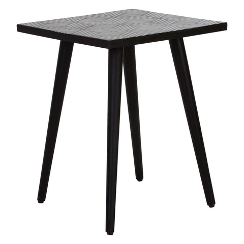 Boho Bone Inlay Side Table