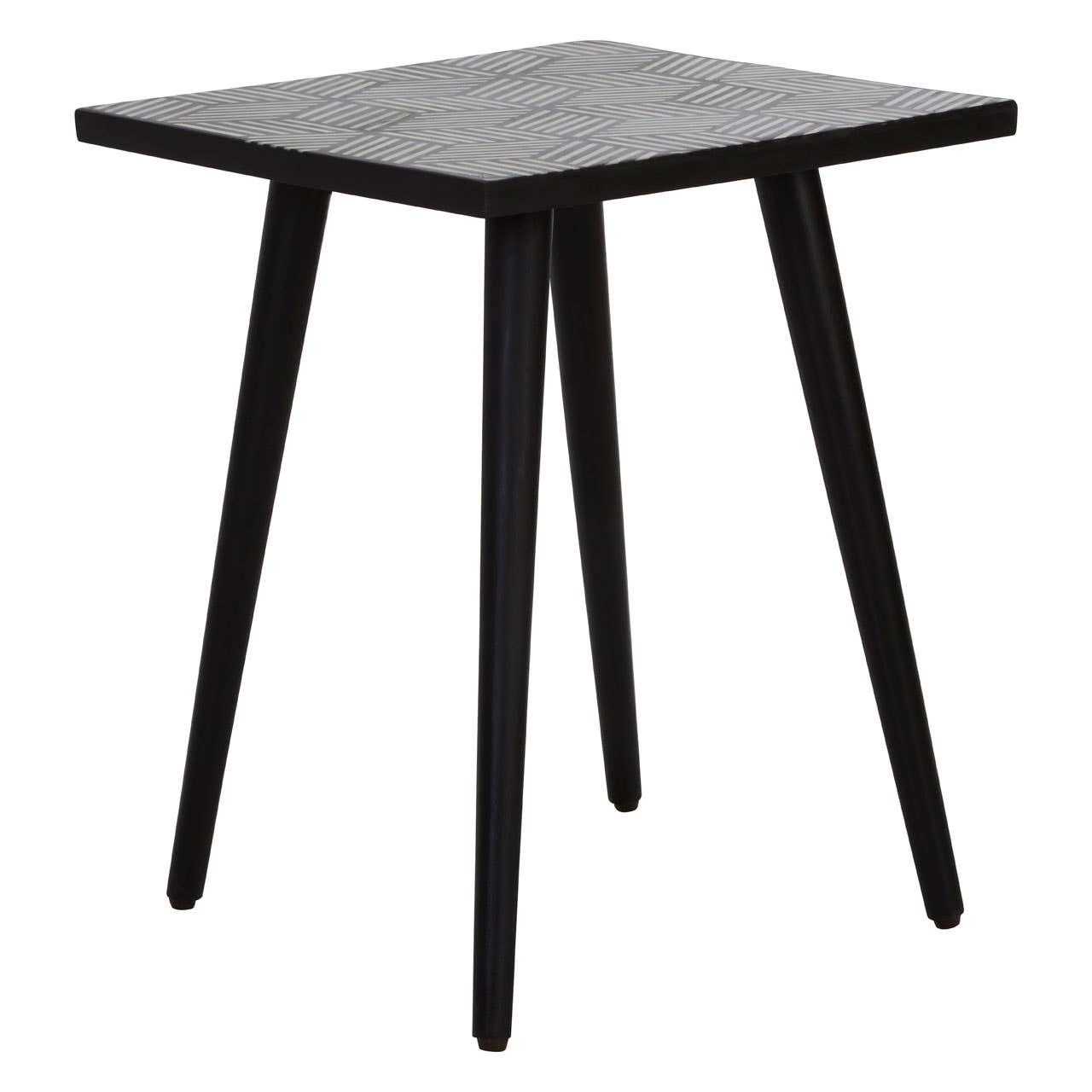 Boho Bone Inlay Side Table