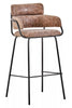 Luxe Brown Bar Chair