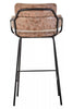Luxe Brown Bar Chair