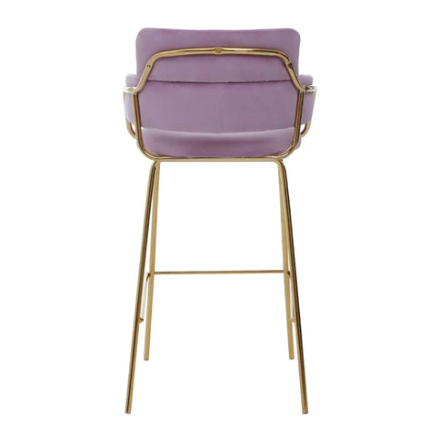 Luxe Velvet Gold Bar Chair