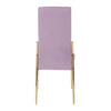 Luxe Pink Velvet Dining Chair