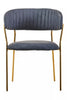 Modern Gold Leg Dining Chair