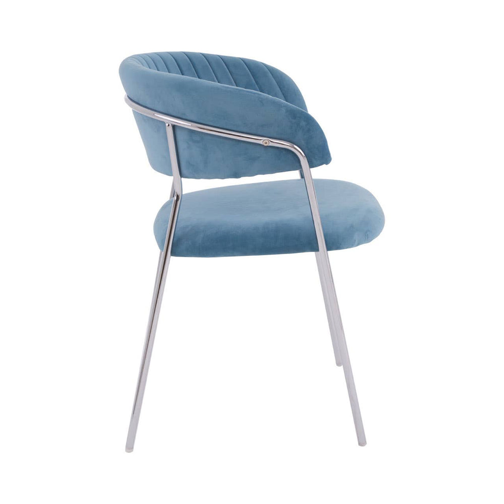 Velvet Channel Dining Chair