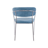 Velvet Channel Dining Chair