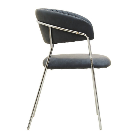 Modern Chrome Dining Chair