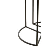 Geometric Metallic Side Tables