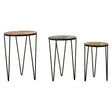 Gilded Hairpin Side Tables