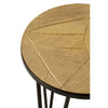 Gilded Hairpin Side Tables