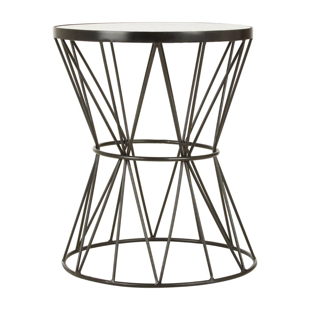 Marble Wire Side Table