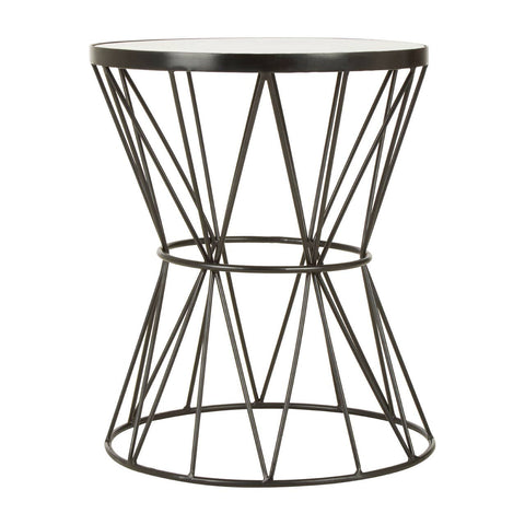 Marble Wire Side Table