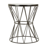 Marble Wire Side Table