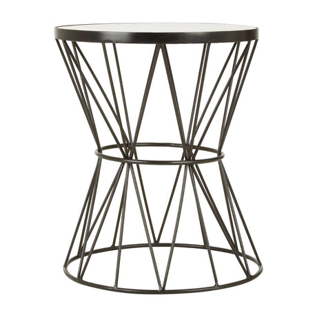Marble Wire Side Table