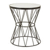 Marble Wire Side Table