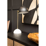 Oakwood Black and Natural Textured Sideboard with Four Cabinets and Carved Legs