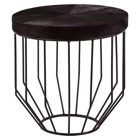Luxury Hide Top Side Table