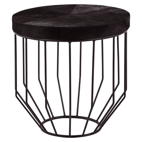 Luxury Hide Top Side Table