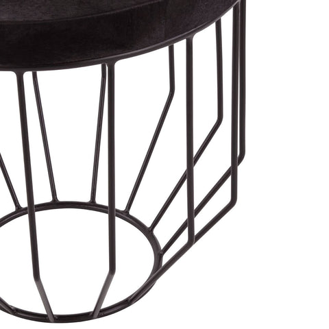 Luxury Hide Top Side Table