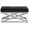 Luxe Leather Bench