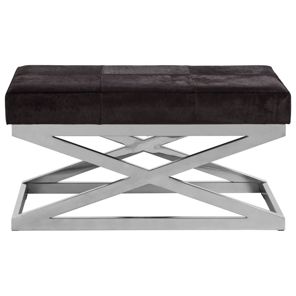 Luxe Leather Bench