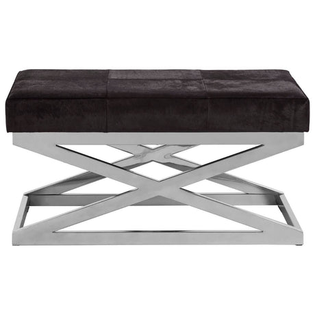 Luxe Leather Bench