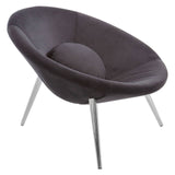 Luxe Black Velvet Chair