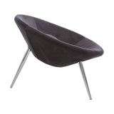 Luxe Black Velvet Chair