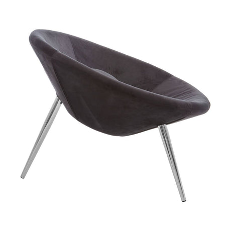 Luxe Black Velvet Chair