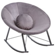 Velvet Rocking Chair