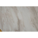 Glam Marble Steel Coffee Table