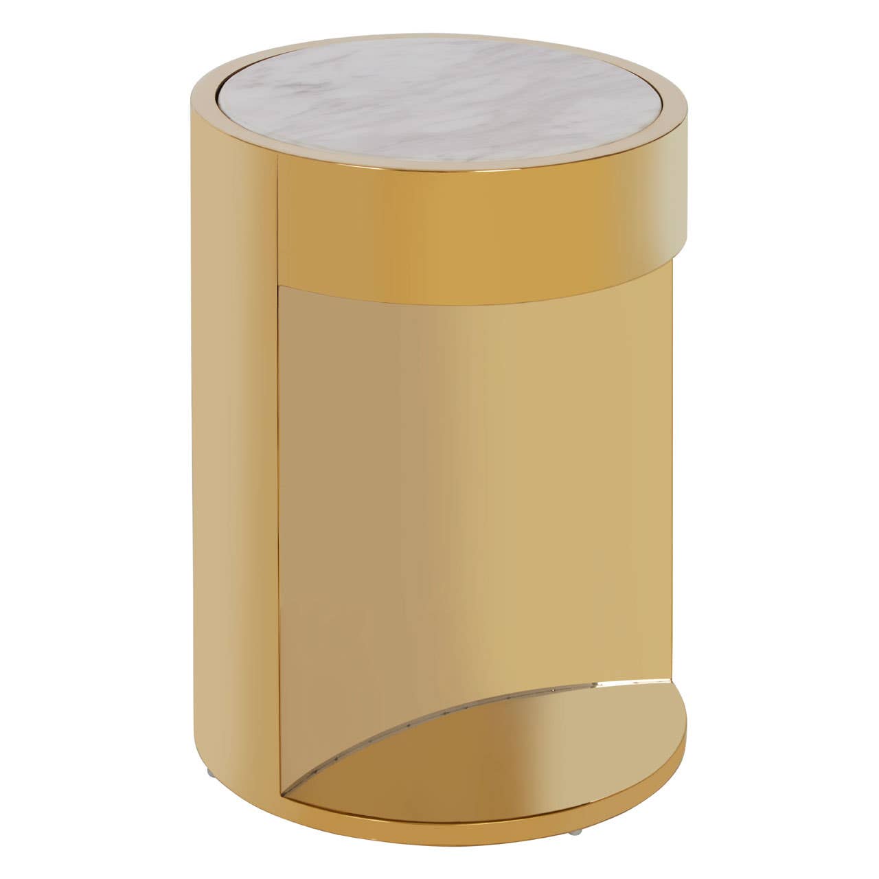Marble Round Side Table