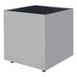 Chrome Glass Square Side Table