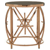Glamour Black Glass Side Table
