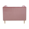 Luxe Pink Velvet Armchair